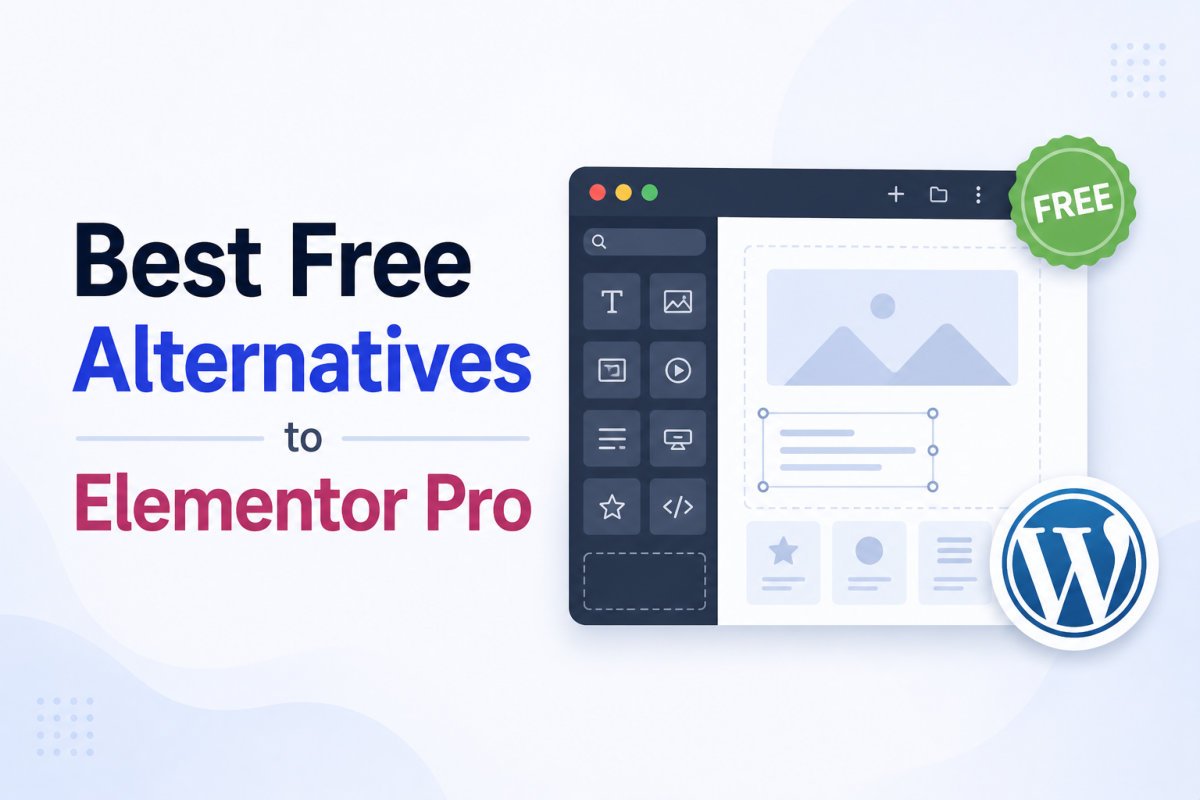 Best Free Alternatives to Elementor Pro (2026) 1 Best free alternatives to Elementor Pro
