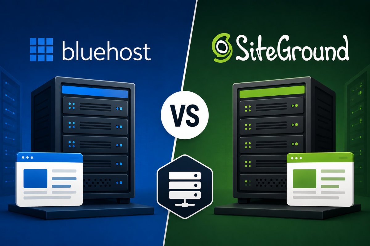 Bluehost vs SiteGround: Which Is Better for Your First Year? 1 Hosting service comparison banner