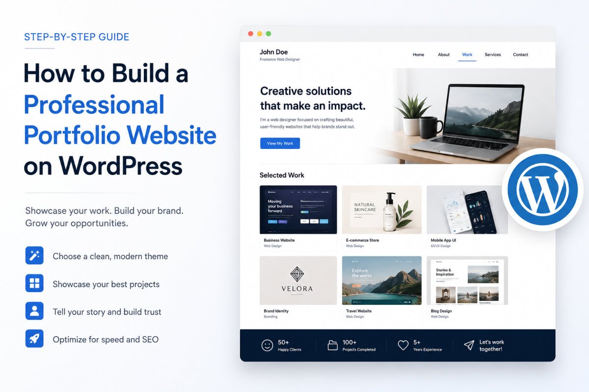 How to Build a Professional Portfolio Website on WordPress