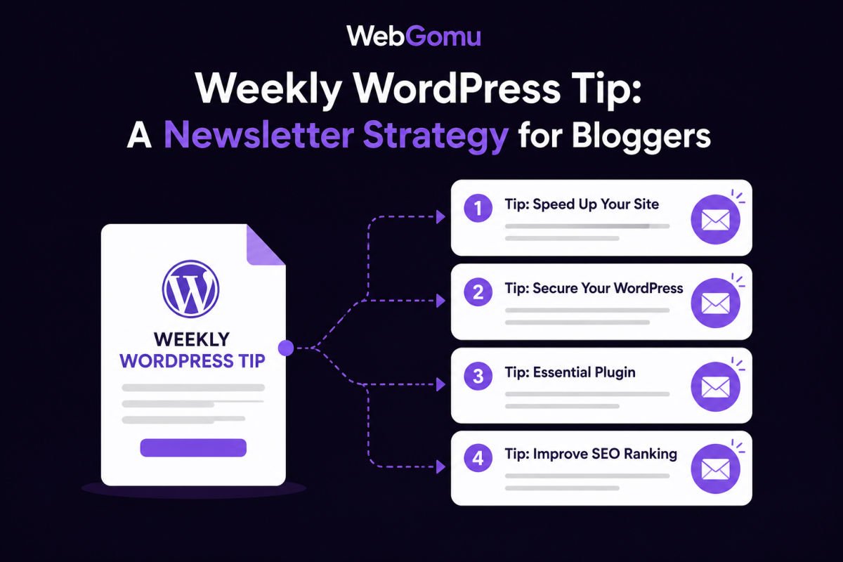 “Weekly WordPress Tip”: A Newsletter Strategy for Bloggers