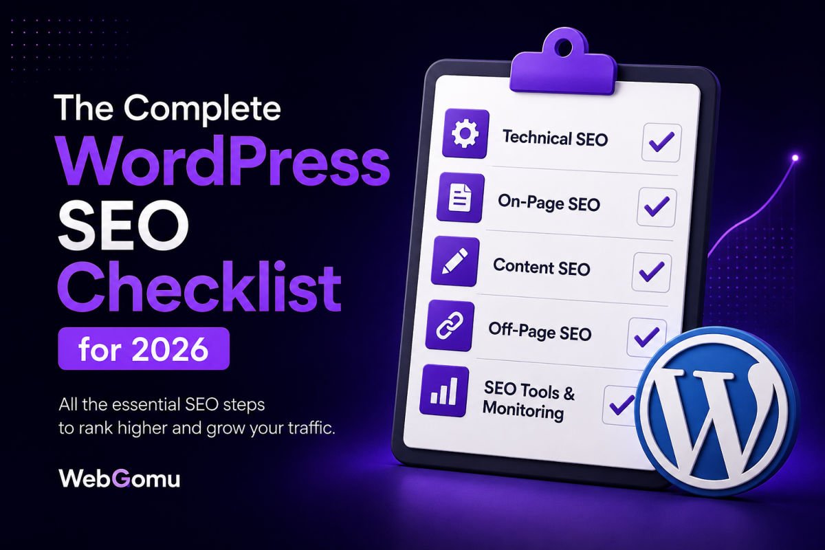 The Complete WordPress SEO Checklist for 2026 1 WordPress SEO checklist for 2026