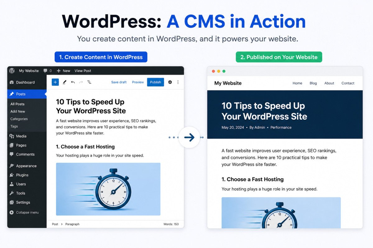 WordPress Workflow Create to Publish