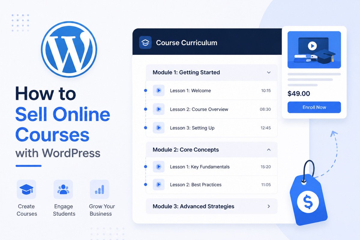 How to Sell Online Courses with WordPress (2026)