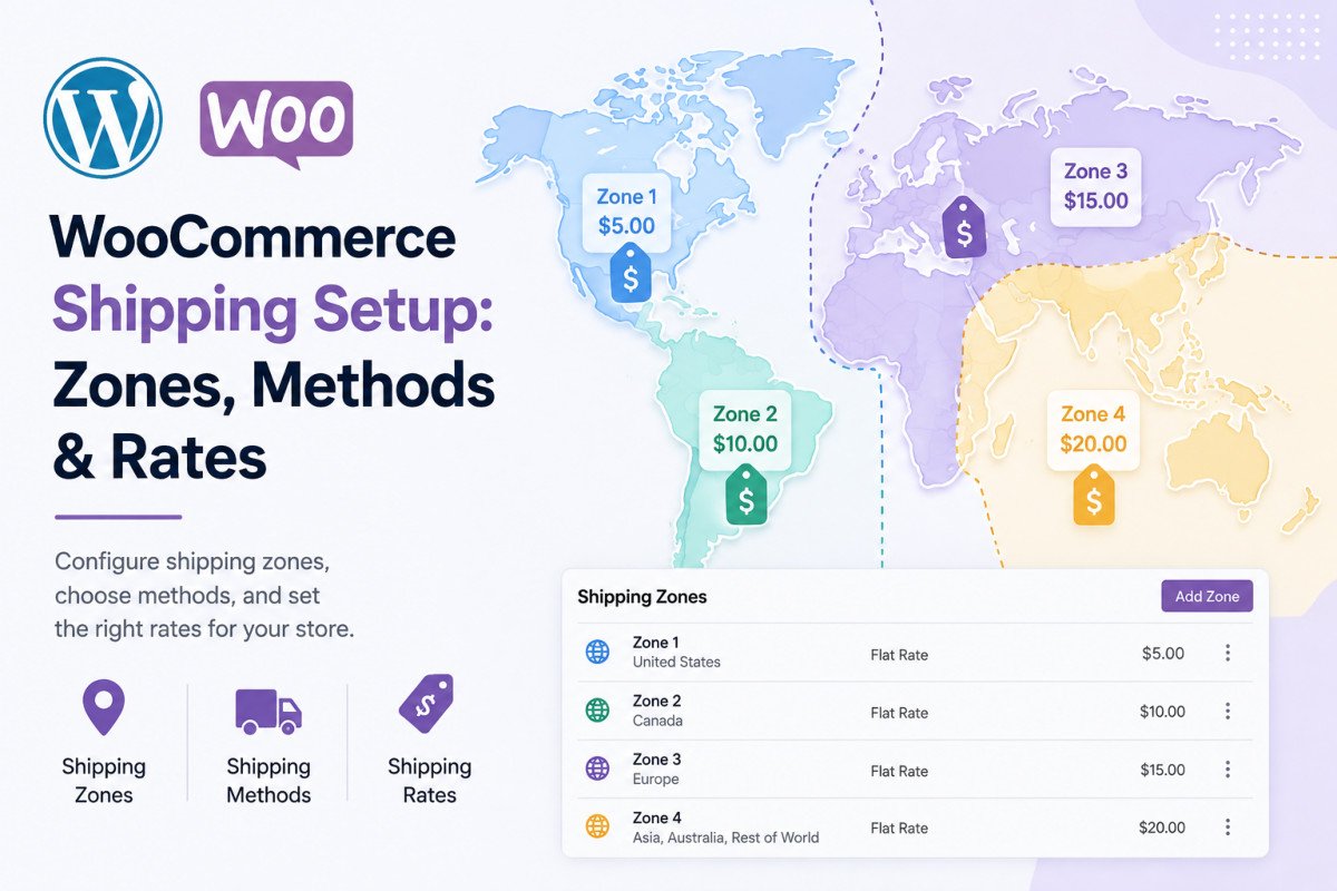 WooCommerce Shipping Setup: Zones, Methods & Rates (2026)